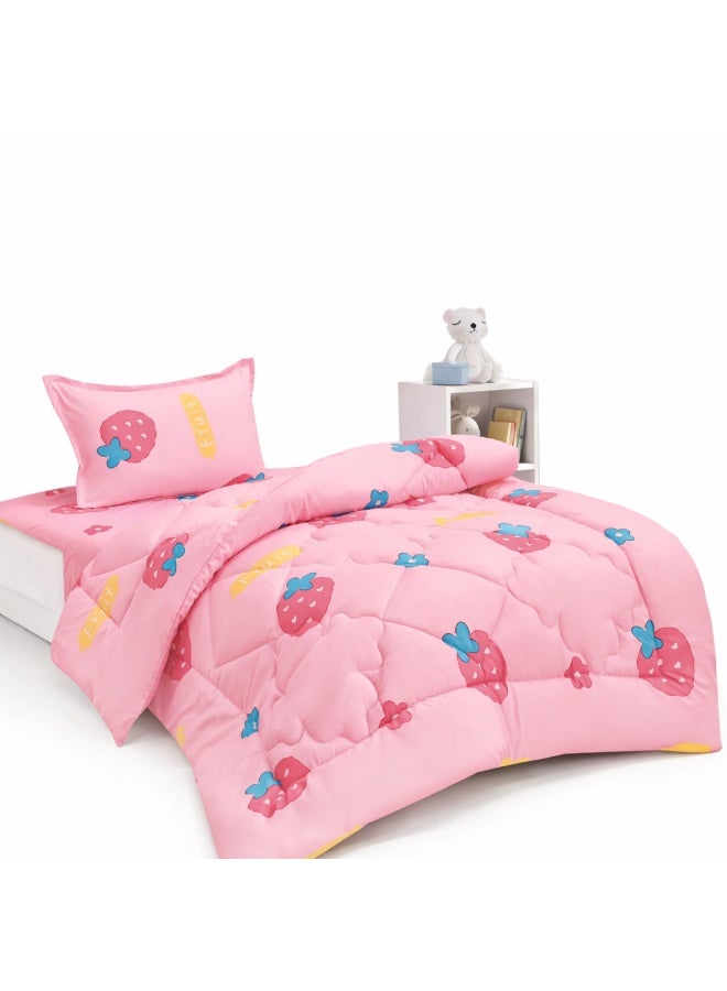 Ming Li Kids Bedspread Set 3 Pieces – Soft Fabric with Medium Filling for Positive Energy and Peaceful Sleep - Image 4
